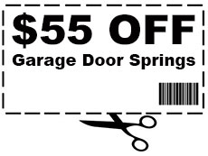 55 off garage door springs replacement